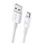CELEBRAT καλώδιο Micro USB σε USB CB-24M, 2.1A, 1.2m, λευκό
