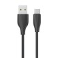 CELEBRAT καλώδιο USB-C σε USB CB-31A, 3A, 480Mbps, 1m, μαύρο