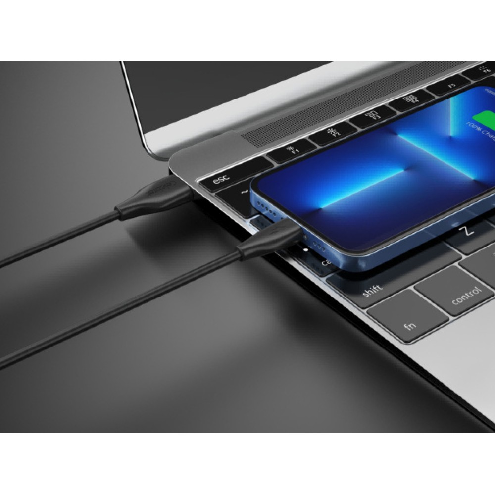 CELEBRAT καλώδιο Lightning σε USB CB-31, 3A, 480Mbps, 1m, μαύρο