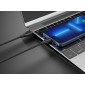 CELEBRAT καλώδιο micro USB σε USB CB-31, 3A, 480Mbps, 1m, μαύρο