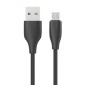 CELEBRAT καλώδιο micro USB σε USB CB-31, 3A, 480Mbps, 1m, μαύρο