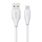 CELEBRAT καλώδιο micro USB σε USB CB-31, 3A, 480Mbps, 1m, λευκό