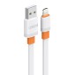 CELEBRAT καλώδιο Lightning σε USB CB-33L, flat, 2.4A, 1m, λευκό