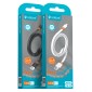 CELEBRAT καλώδιο micro USB σε USB CB-33M, flat, 2.1A, 1m, μαύρο