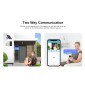 VSTARCAM smart ηλιακή κάμερα CB554 με φωτισμό, 3MP, WiFi, SD, 5200mAh, IP66
