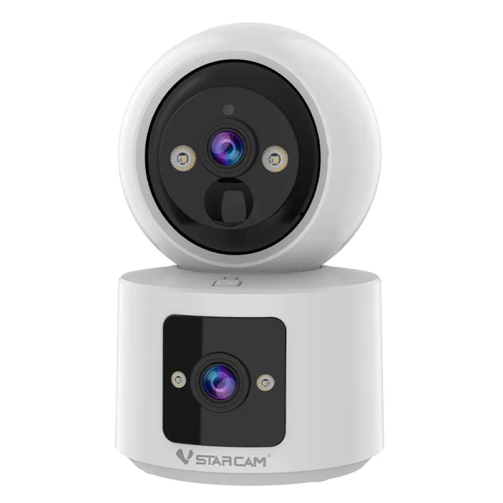 VSTARCAM smart κάμερα CB90DR, 2MP, dual lens, WiFi, PTZ, SD, 5200mAh backup battery