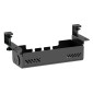 BRATECK cable management γραφείου CC11-22-1, μεταλλικό, 494x167x196mm, μαύρο