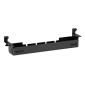 BRATECK cable management γραφείου CC11-22-2, μεταλλικό, 894x167x196mm, μαύρο