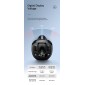 USAMS FM transmitter με οθόνη US-CC115, 2x USB, SD card, 3.4A, μαύρο