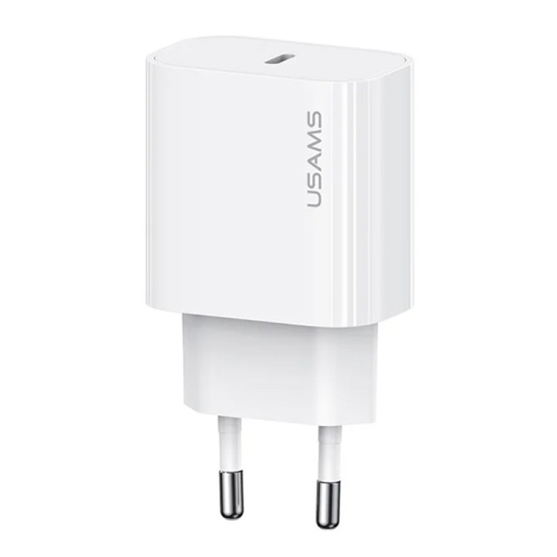 USAMS φορτιστής τοίχου CC226, USB-C, 20W, λευκός