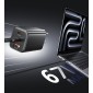 USAMS φορτιστής τοίχου CC265, USB & 2x USB-C, 67W, GaN, λευκός