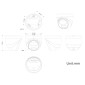 LONGSE IP κάμερα CMSB-2FCV2RC-28PMTF με μικρόφωνο, 2MP, 2.8mm, αδιάβροχη IP67, PoE