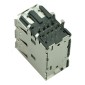 USB 2.0 Connector Triple, up, Silver/Black