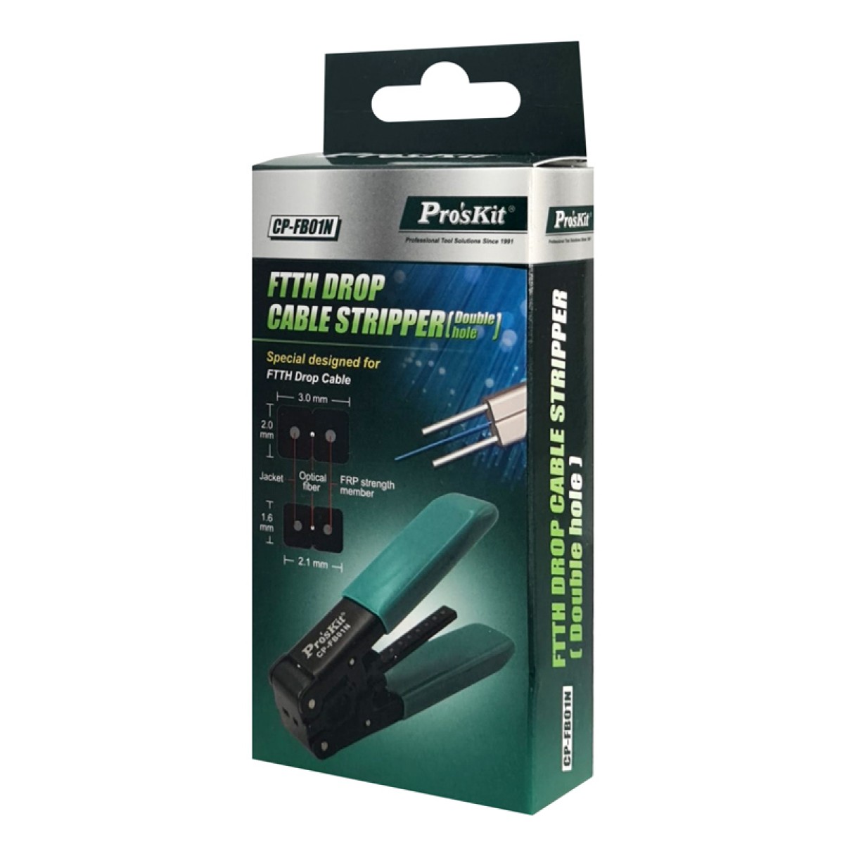 PROSKIT απογυμνωτής καλωδίων οπτικών ινών FTTH CP-FB01N, 112mm