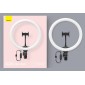 BASEUS φωτιστικό δαχτυλίδι LED CRZB12-B01, 12", χωρίς τρίποδα, μαύρο
