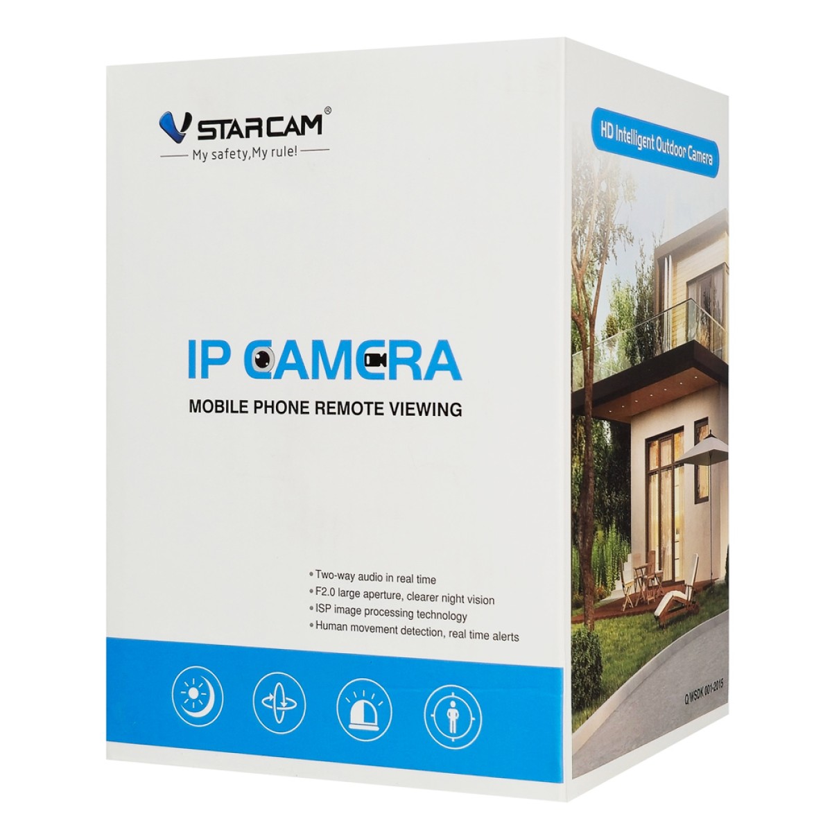 VSTARCAM smart κάμερα CS2DR, 3MP, dual lens, WiFi, PTZ, SD