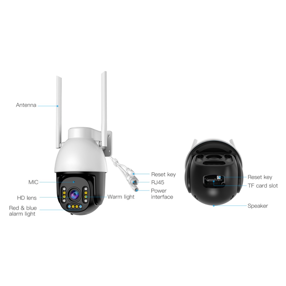 VSTARCAM smart κάμερα CS611Q-UV, 4MP, WiFi, PTZ, SD