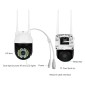 VSTARCAM smart κάμερα CS662, 3MP, WiFi, PTZ, SD, IP66