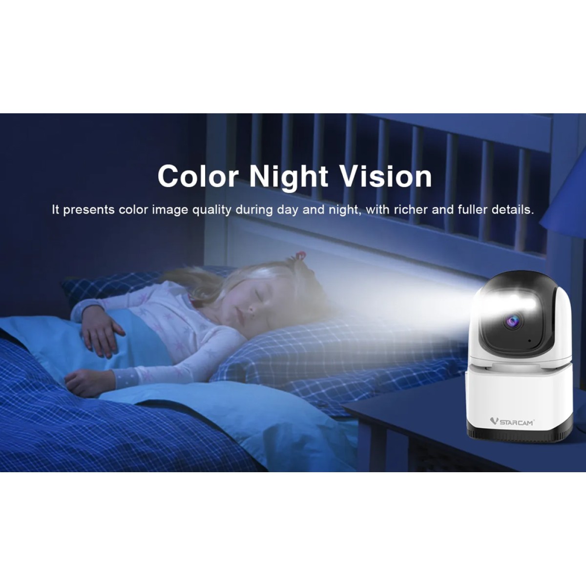 VSTARCAM smart κάμερα CS995, 3MP, WiFi, PTZ, SD