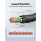 CABLETIME καλώδιο προέκτασης ήχου 3.5mm CT-AE35M, gold plated, 3m, μαύρο