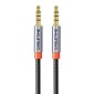 CABLETIME καλώδιο ήχου 3.5mm CT-AM35M, gold plated, 1m, μαύρο
