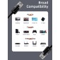 CABLETIME καλώδιο δικτύου CT-CAT6U, CAT 6 UTP, 250 MHz, CCA, 10m, μαύρο