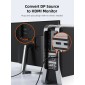 CABLETIME αντάπτορας DisplayPort σε HDMI CT-DMHF4K-AG6, 4K/60Hz, γκρι