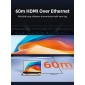 CABLETIME HDMI video extender CT-HEHD-FG60 μέσω καλωδίου RJ45, 1080p/60Hz, έως 60m