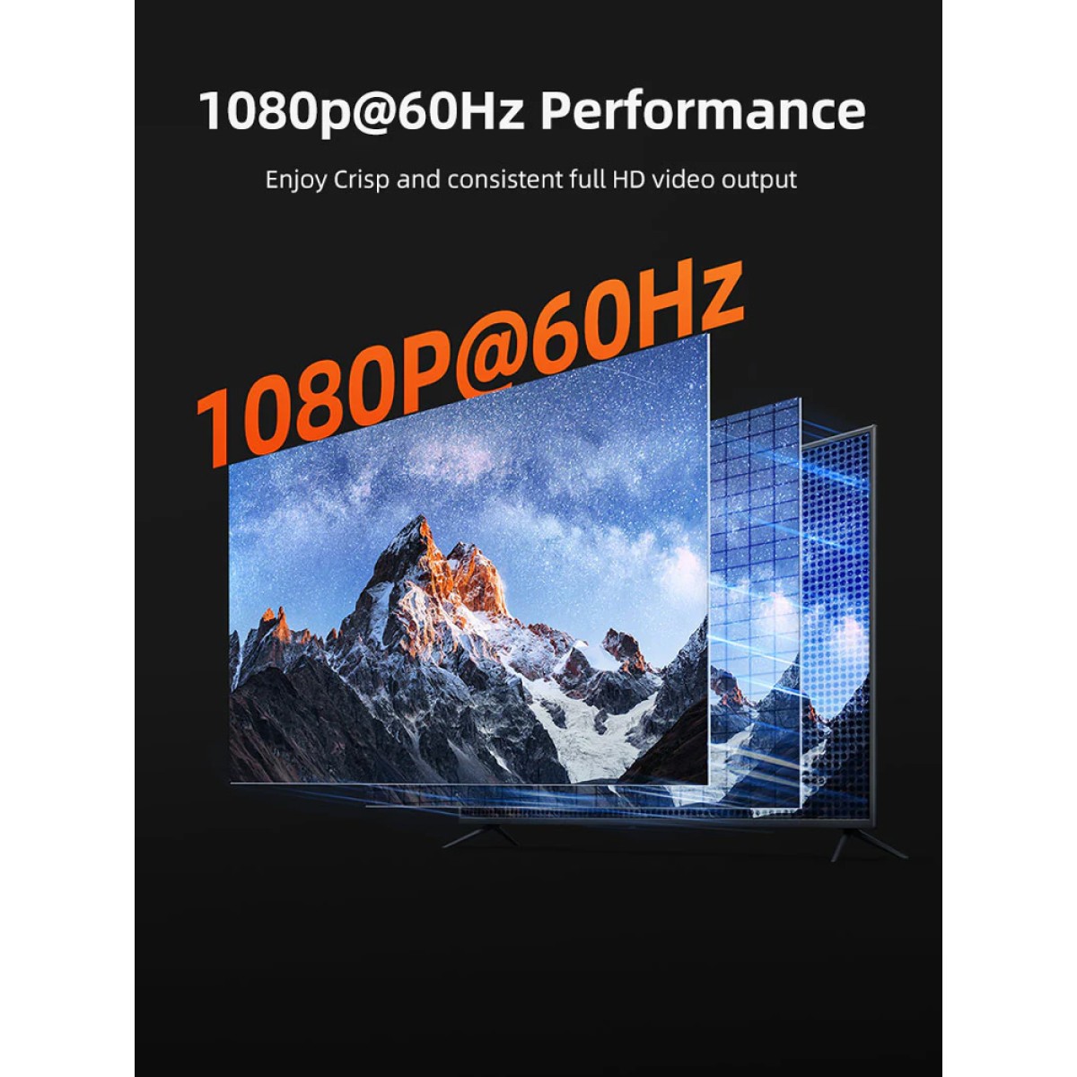 CABLETIME HDMI video extender CT-HEHD-FG60 μέσω καλωδίου RJ45, 1080p/60Hz, έως 60m