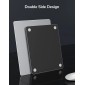 CABLETIME μεταλλικό mouse pad CT-MP24-AS, 246x202x2mm, ασημί & μαύρο