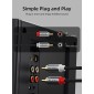CABLETIME καλώδιο ήχου 2x RCA σε 2x RCA CT-RCA, 5m, μαύρο