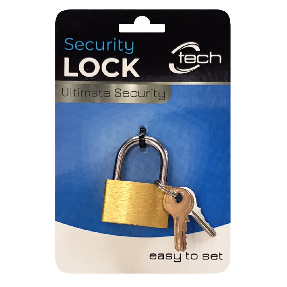 CTECH λουκέτο ασφαλείας με κλειδί CTL-0010, 30mm, μεταλλικό