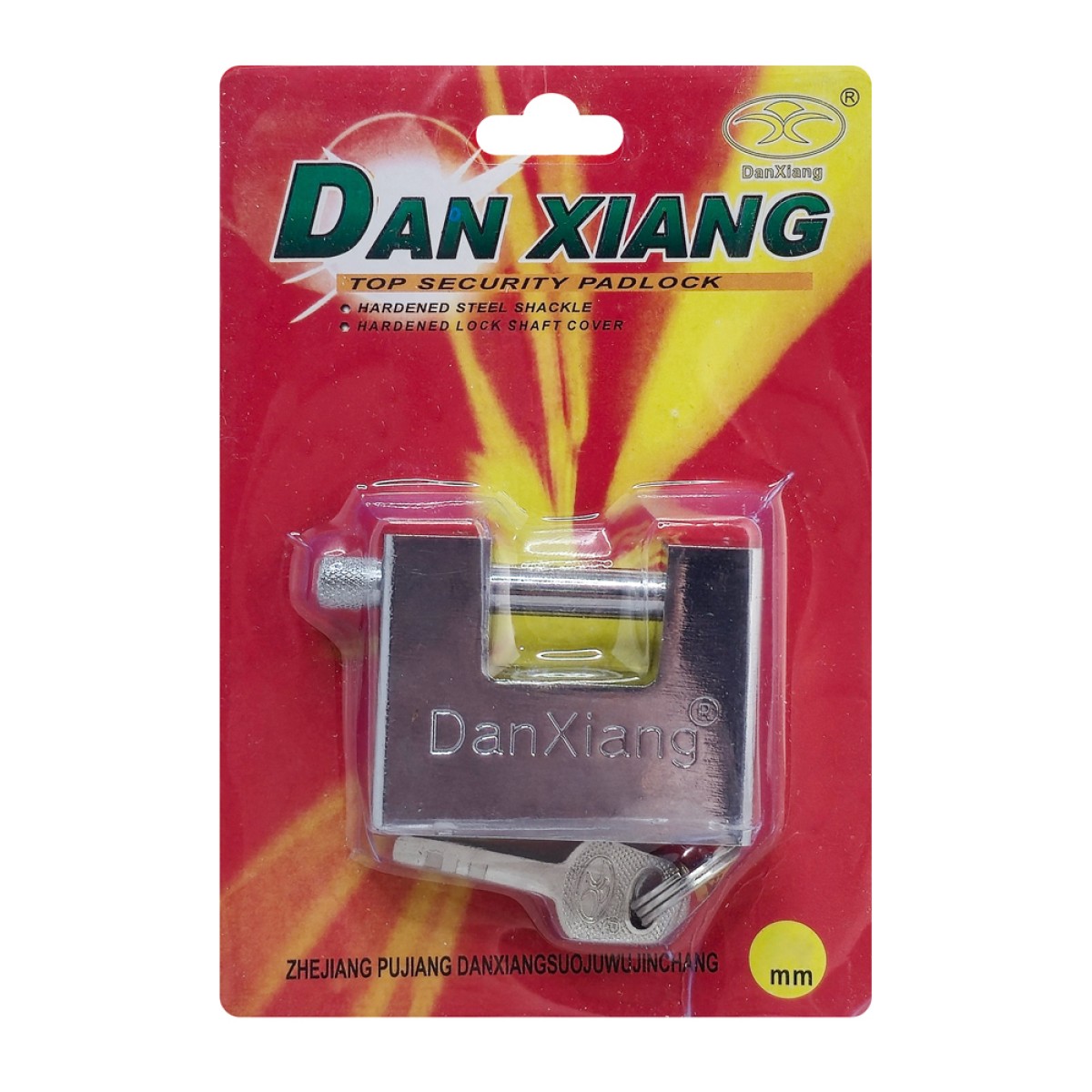 DAN XIANG λουκέτο τάκου με κλειδί CTL-0037, 70mm, μεταλλικό