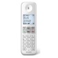 PHILIPS ασύρματο τηλέφωνο D2501W-34, με ελληνικό μενού, λευκό