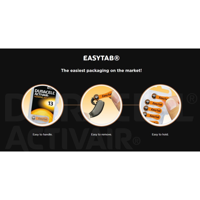 DURACELL μπαταρίες ακουστικών βαρηκοΐας Activair 312, 1.45V, 6τμχ