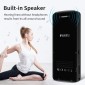 RUIZU MP3 player D50 με οθόνη 1.8", 16GB, Bluetooth, ελληνικό μενού, μαύρο