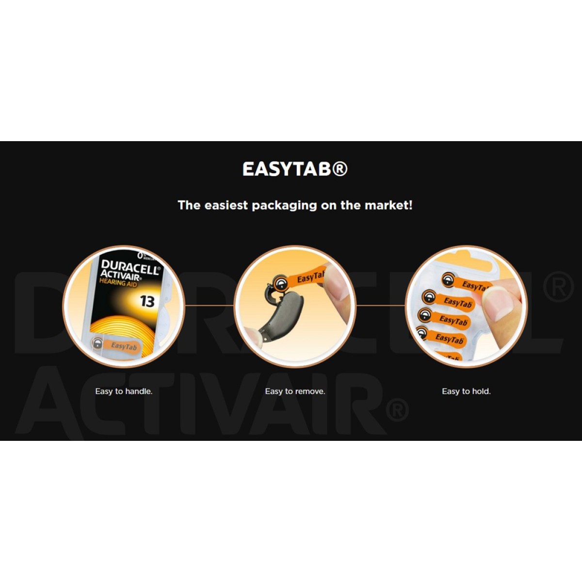 DURACELL μπαταρίες ακουστικών βαρηκοΐας Activair 675, 1.45V, 6τμχ