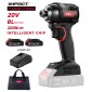 DELI παλμικό κατσαβίδι μπαταρίας DE-QZ20-1D2, Brushless, 20V, 2x 2Ah, 200N.m