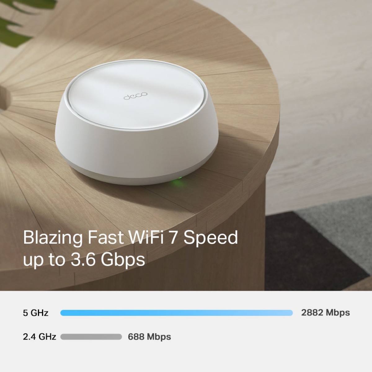 TP-LINK Home Mesh WiFi 7 System Deco BE25, 3600Mbps ΒΕ3600, V1.0
