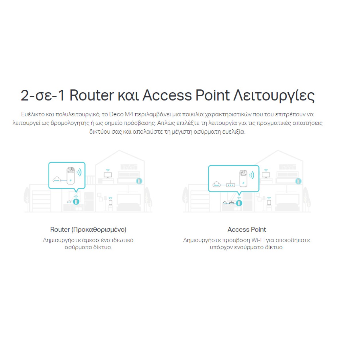 TP-LINK Home Mesh Wi-Fi System DECO E4, AC1200, Ver. 2.0