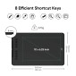 XP-PEN ταμπλέτα σχεδίασης με γραφίδα Deco 01 V3, 254x158.7mm, μαύρο