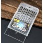 DELI σετ τρυπάνια DH-BWZ004-E1 για τοίχο/μέταλλο/ξύλο, 45# YG6X, 4x80mm, κυλινδρικό, 10τμχ