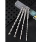 DELI σετ τρυπάνια DH-YCZ004-WD1 για τοίχο, 40Cr YG8, 6/8/10/12x160mm, SDS Plus, 4τμχ