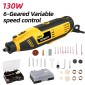 DELI περιστροφικό πολυεργαλείο DL-DM03-E1, 130W έως 32000rpm