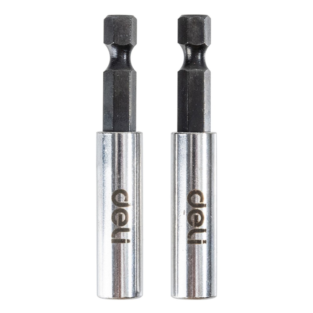 DELI σετ αντάπτορες μύτης κατσαβιδιού DL106002 για δραπανοκατσάβιδο, εξάγωνη υποδοχή, 60mm, 2τμχ