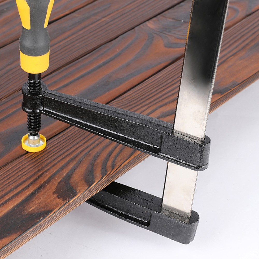 DELI σφιγκτήρας τύπου F DL110525 με μέγιστο άνοιγμα 250mm, μαύρος