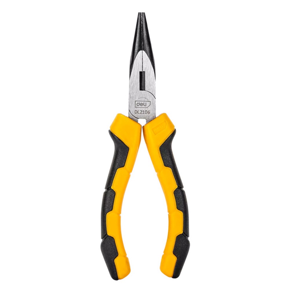 DELI μυτοτσίμπιδο ίσιο DL2106 με αντιολισθητικές λαβές, 160mm