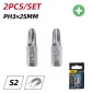 DELI σετ μύτες κατσαβιδιού DL251003, μαγνητικές, PH3x25mm, 2τμχ