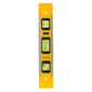 DELI αλφάδι DL290230 με 3 μάτια, πλαστικό, μαγνητικό, 23cm