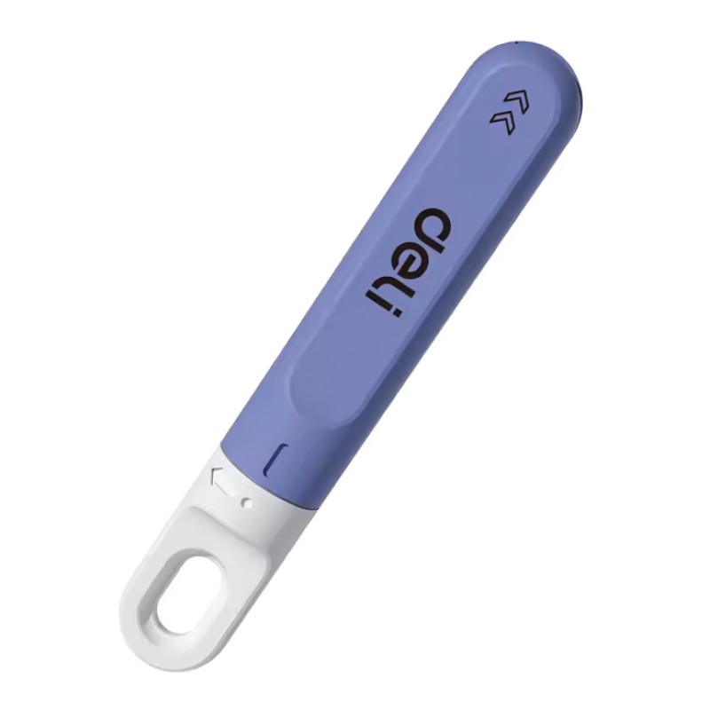 DELI κοπίδι DL412C, περιστροφικό άνοιγμα, πλαστικό, 10mm, μπλε